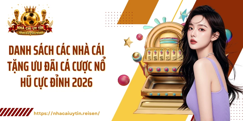 Danh sách các nhà cái tặng ưu đãi cá cược nổ hũ cực đỉnh 2026