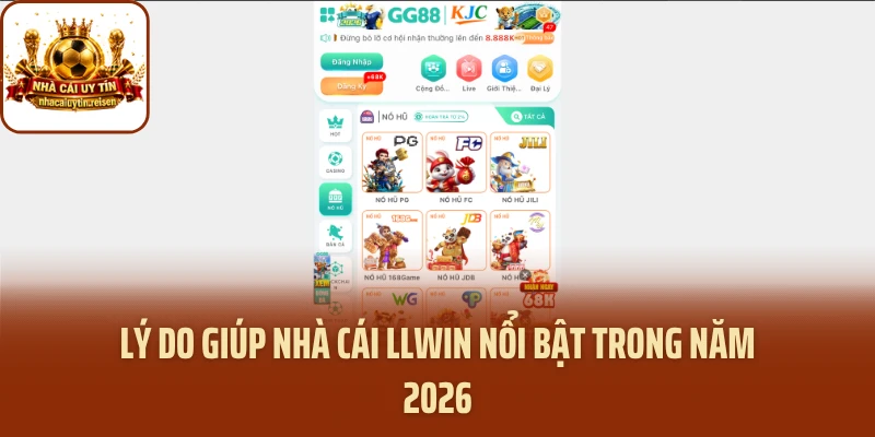 Lý do giúp nhà cái LLwin nổi bật trong năm 2026 
