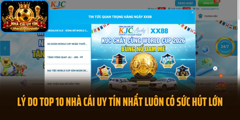 Lý do top 10 nhà cái uy tín nhất luôn có sức hút lớn