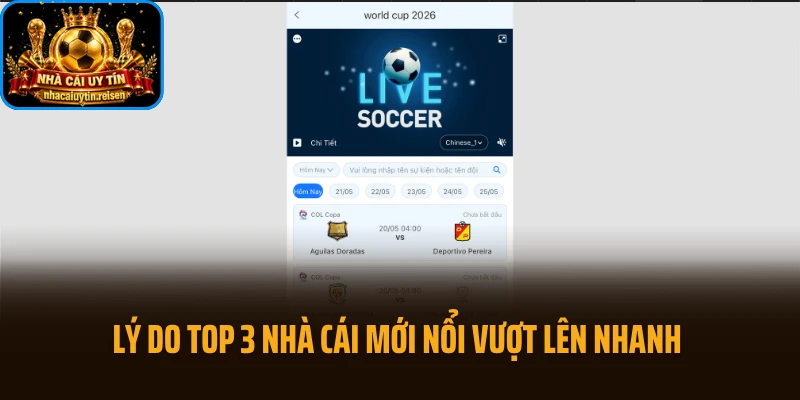 Lý do top 3 nhà cái mới nổi vượt lên nhanh chóng