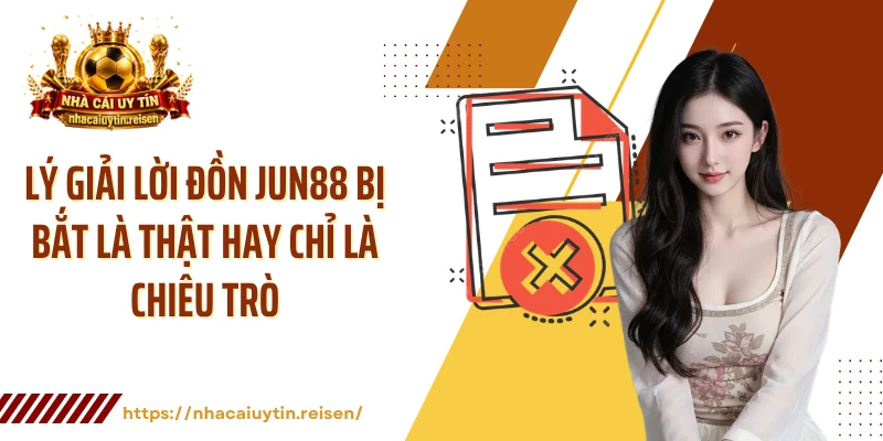 Lý Giải Lời Đồn JUN88 Bị Bắt Là Thật Hay Chỉ Là Chiêu Trò