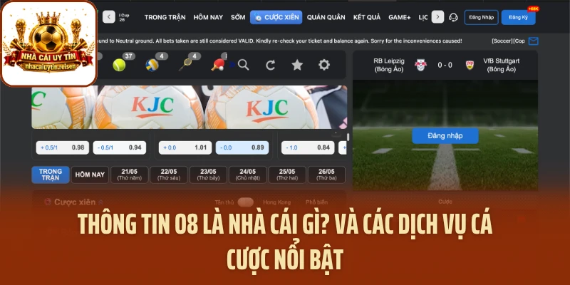 Thông tin O8 là nhà cái gì? và các dịch vụ cá cược nổi bật