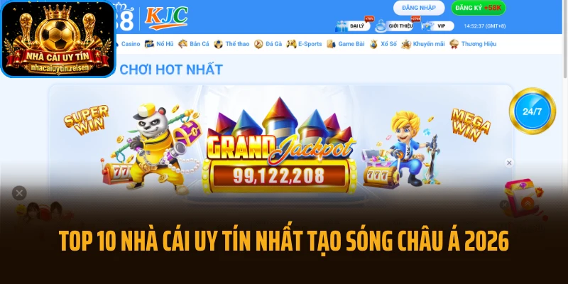 Top 10 Nhà Cái Uy Tín Nhất Tạo Sóng Thị Trường Châu Á 2026