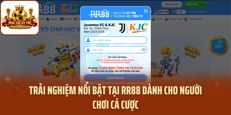 Trải nghiệm nổi bật tại RR88 dành cho người chơi cá cược